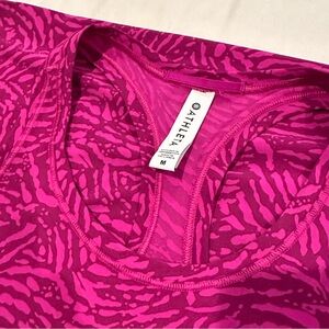 Brand new Athleta tank in hot pink print size M